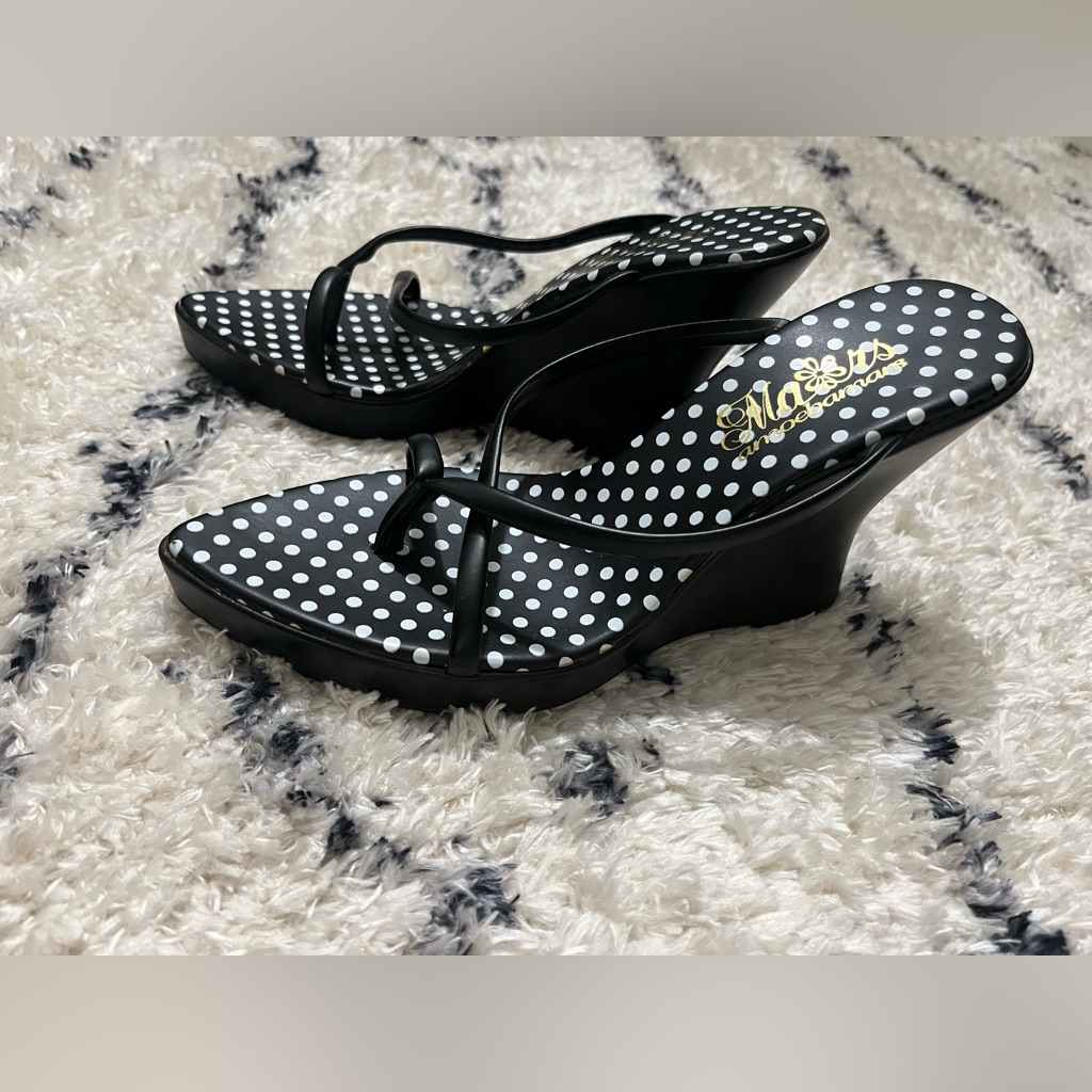 Rare Gyaru Ma*Rs Sugar Gloss Wedged Sandals